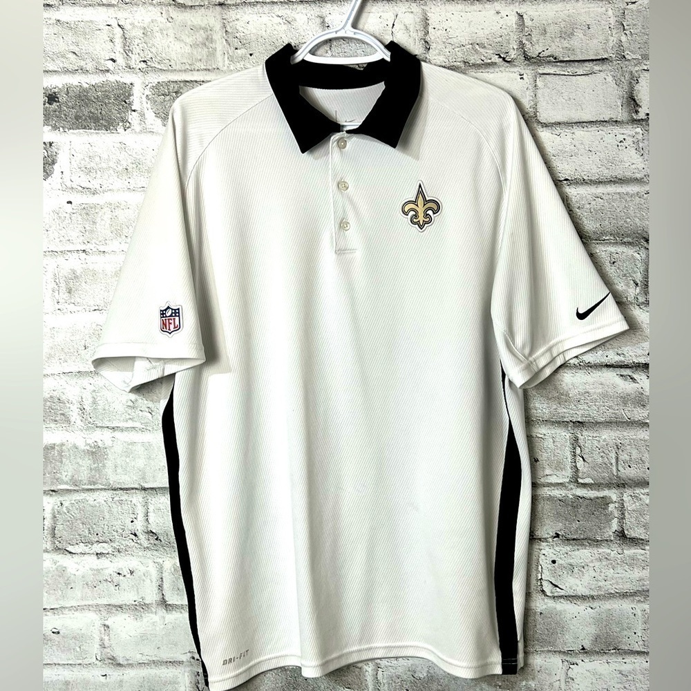 Nike Dri-Fit New Orleans Saints Golf Shirt